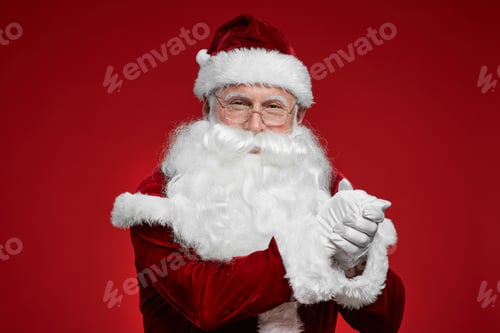 Preview: Santa Claus showing respect to you