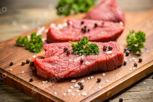 Preview: Fresh raw beef