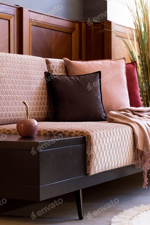 Preview: Elegant Living Room Interior Design with Soft Lighting