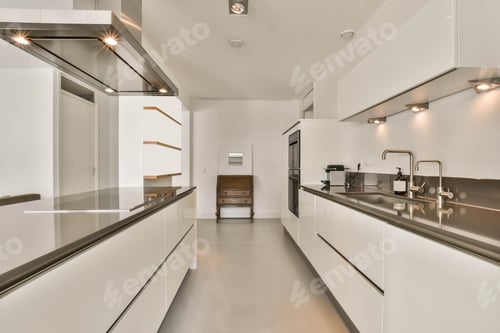 Preview: Spacious and cozy open-plan kitchen