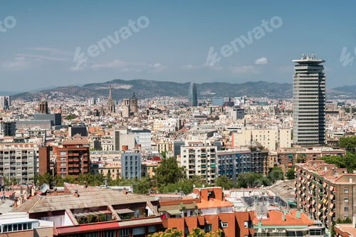 Preview: Barcelona (Spain): view from Montjuic