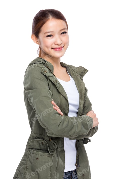 Preview: Happy young woman