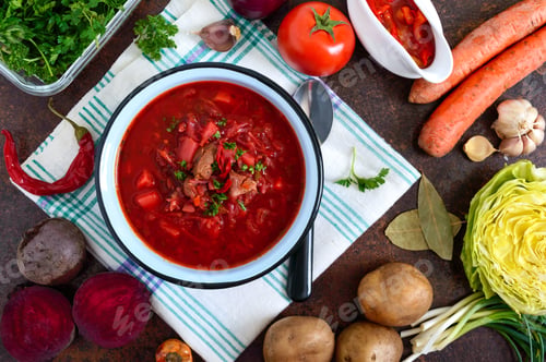 Preview: Borsch is a traditional Ukrainian dish