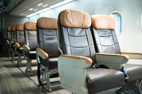 Preview: Passenger's seat on an airplane