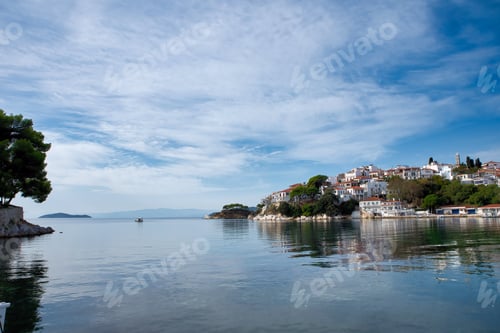 Preview: Skiathos Island, Greece. Skiathosold town .