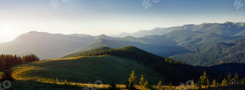 Preview: morning in Mountains