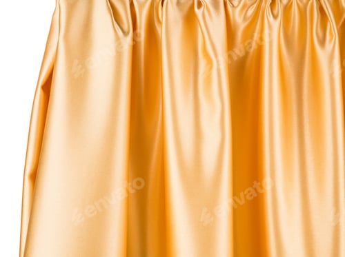 Preview: Golden silk drapery.