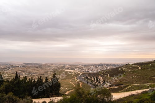 Preview: Panoramic views of ancient Jerusalem and surrounding area