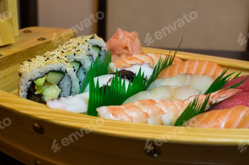 Preview: Fresh Sushi Closeup