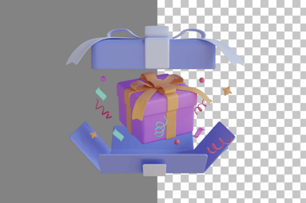 Preview: Open Gift 3D Icon