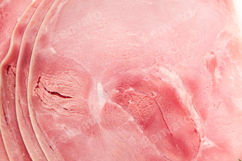 Preview: Ham slice pork meat fresh tasty food dish delicious gourmet food background on the table rustic food