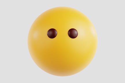 Preview: 3D Face Without Mouth Emoji