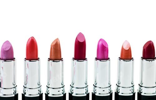 Preview: Add a dash of color to your lips. Studio shot of colorful lipstick.