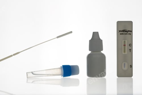 Preview: Self-diagnosis kit for covid-19 virus at home and at work