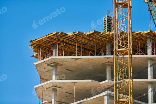 Preview: Scaffolding on construction site