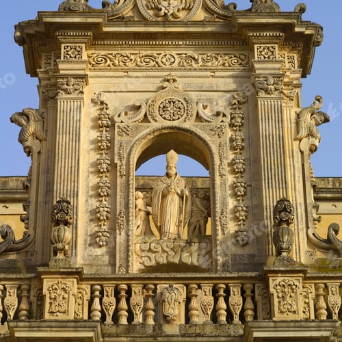 Preview: Lecce, Apulia, Italy: historic buildings in the cathedral square