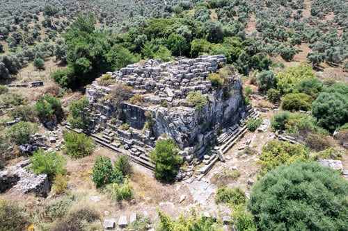Preview: The ruins of the Belevi mausoleum near the ancient city of Ephesus, Selcuk, izmir, Turkey.