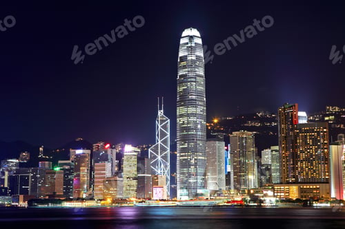 Preview: Hong Kong city at night