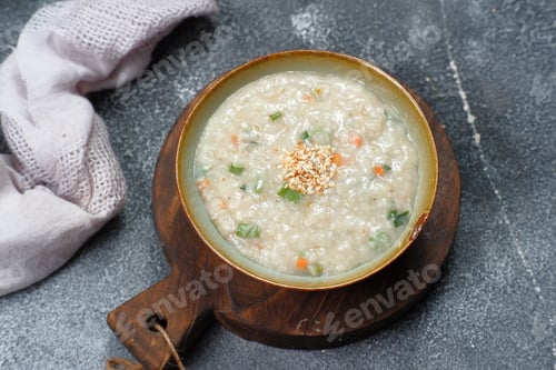 Preview: Korean traditional food - Vegetable porridge made by boiling vegetables and rice
