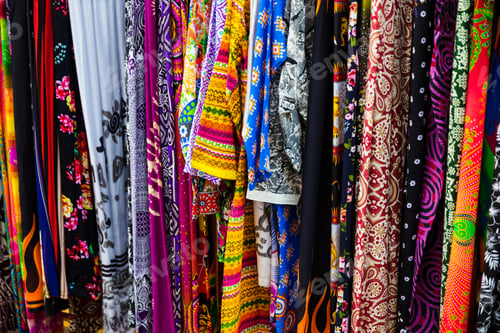 Preview: Clothing With Floral Design Hangings In Shop