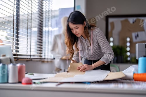 Preview: Young professional clothes fashion textile creative thinking designer