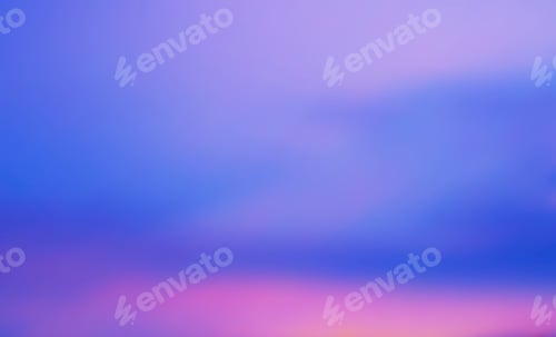 Vista previa: Sunset sunrise pink purple yellow blue sky. with fluffy cloud.