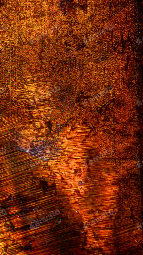 Preview: Abstract Copper Texture Background with Scratches and Scuffs