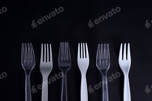 Preview: Disposable plastic forks