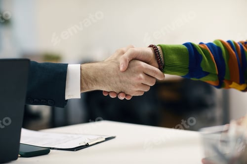 Preview: Business People Shaking Hands At Meeting