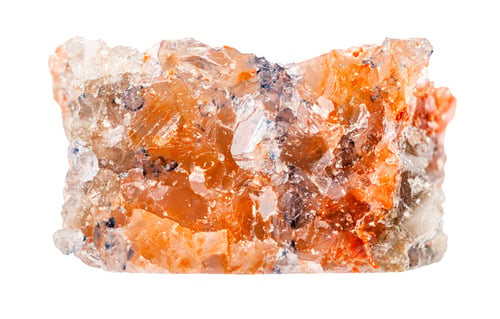 Preview: rough Rock Salt (Halite) isolated on white