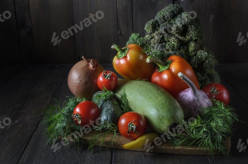 Preview: Vegetables in a group