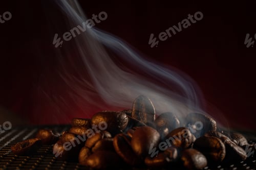 Preview: Roasted coffee beans smoky