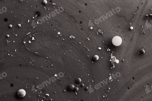 Preview: Colorful Bright Bubbles Oil . Hypnotic Surface. Macro