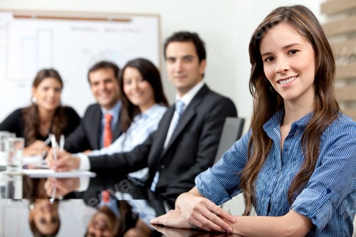 Preview: Successful Business People At A Corporate Meeting