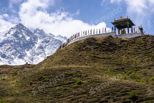 Preview: Holy Tibetan Buddha shrine of Muktinath Upper Mustang, Nepal