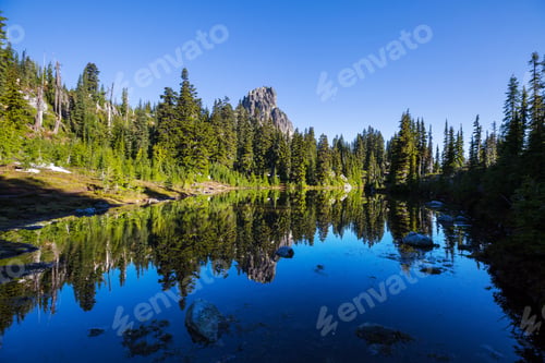 Preview: Mountains lake