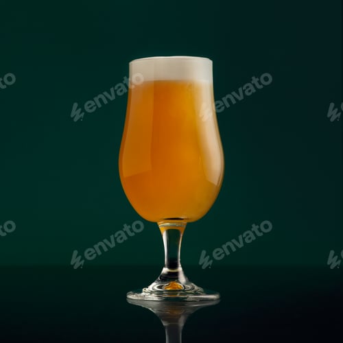Preview: Light craft drink, pint of beer and favorite lager on Friday night in pub