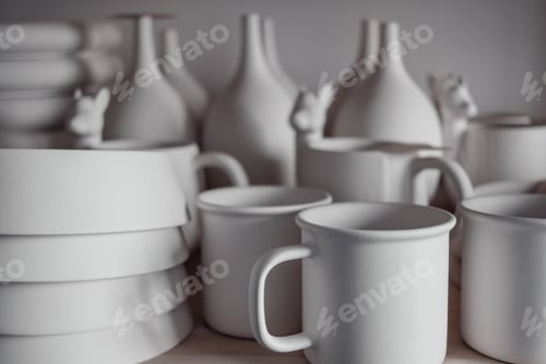 Preview: pottery master class white handmade dishes