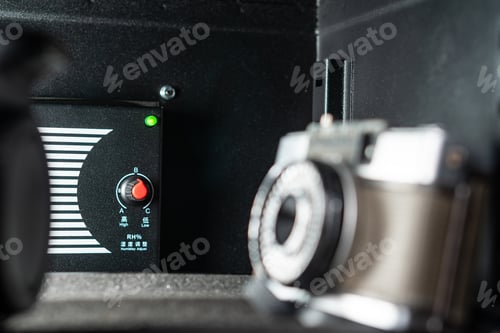 Preview: Dehumidifier Control Panel with Camera Lens
