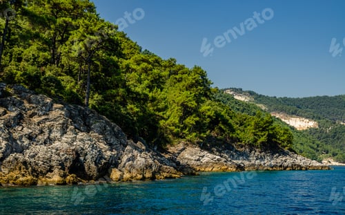 Preview: a spectacular natural setting in Thassos Greece, the northernmost island of the Aegean Sea