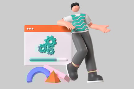 Preview: Person leaning against a large, rectangular object.