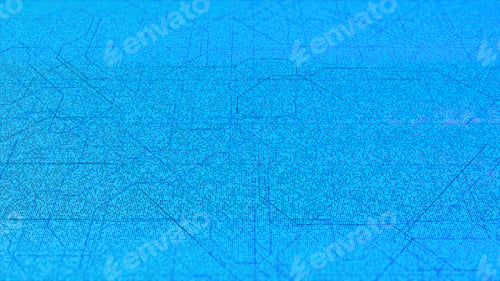Preview: Board diagram of moving lines. Animation. Bright technological background with moving lines in form