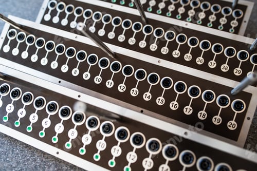 Preview: Panel with numbered round buttons and inputs