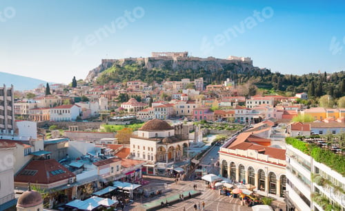 Preview: Skyline of Athenth with Acropolis hill