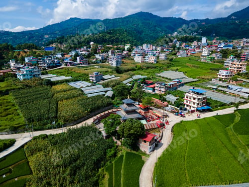 Preview: The aerial view of Gopaleshor Temple in kathmandu, Nepal
