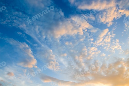 Preview: colorful dramatic sky with cloud at sunset.beautiful sky with clouds background