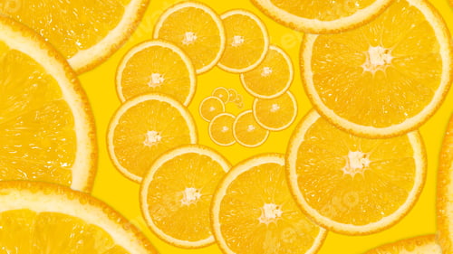 Preview: Sliced orange, spiral pattern