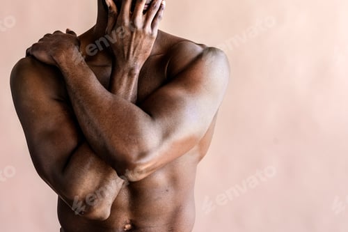Preview: Black man stretching