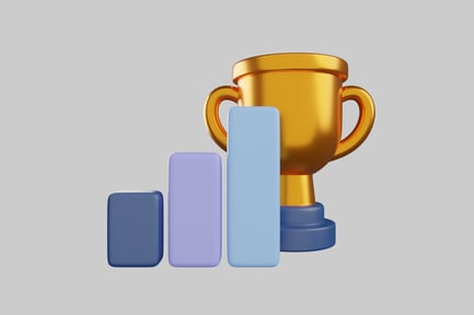 Preview: Business award and growth chart