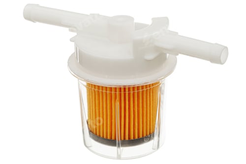 Preview: Car fuel filter, isolated on white background